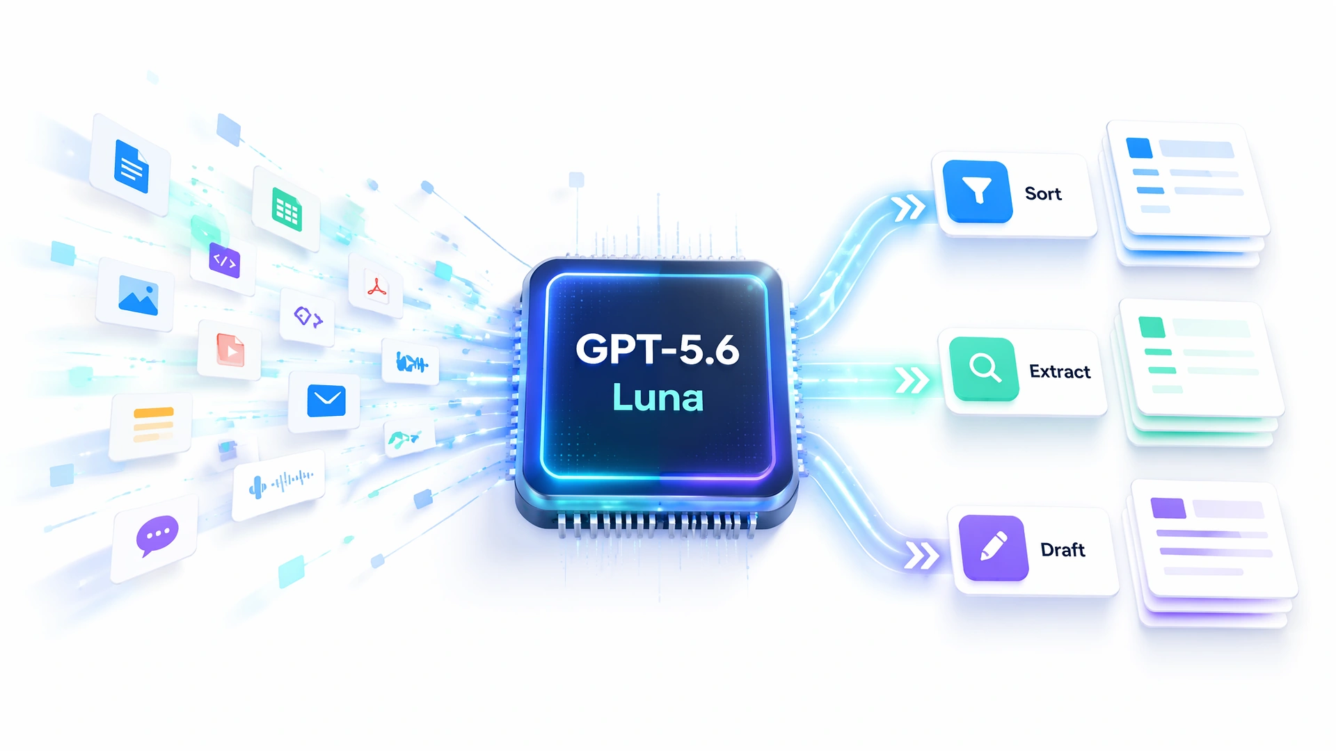 GPT-5.6 Luna powering fast workflow tasks in MuseWork.