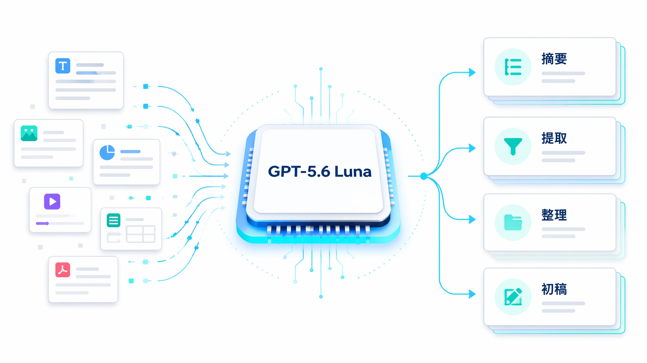 GPT-5.6 Luna powering fast workflow tasks in MuseWork.