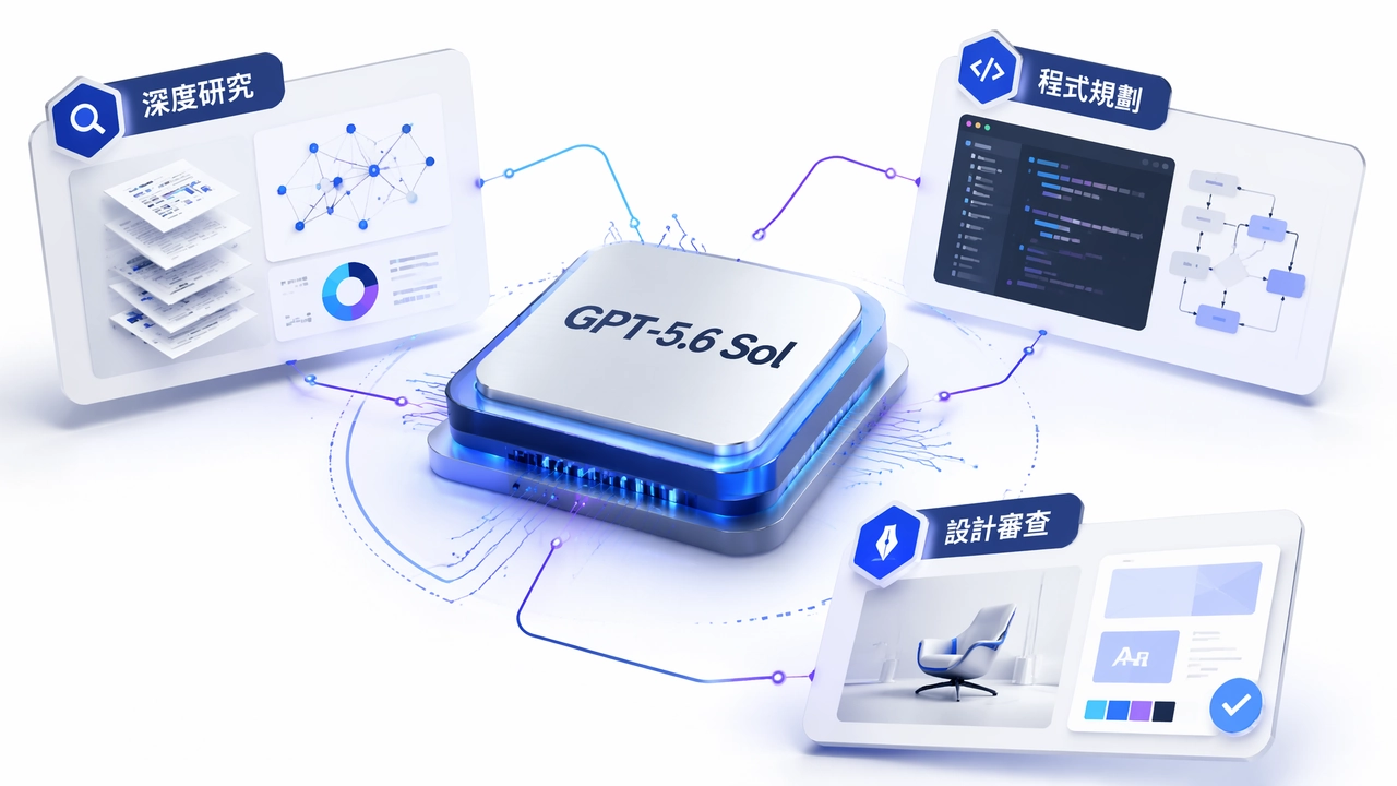 GPT-5.6 Sol supporting complex knowledge work in MuseWork.